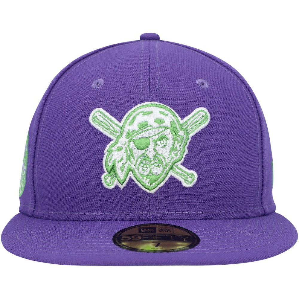 Pittsburgh Pirates New Era Lime Side Patch 59FIFTY Fitted Hat for sale