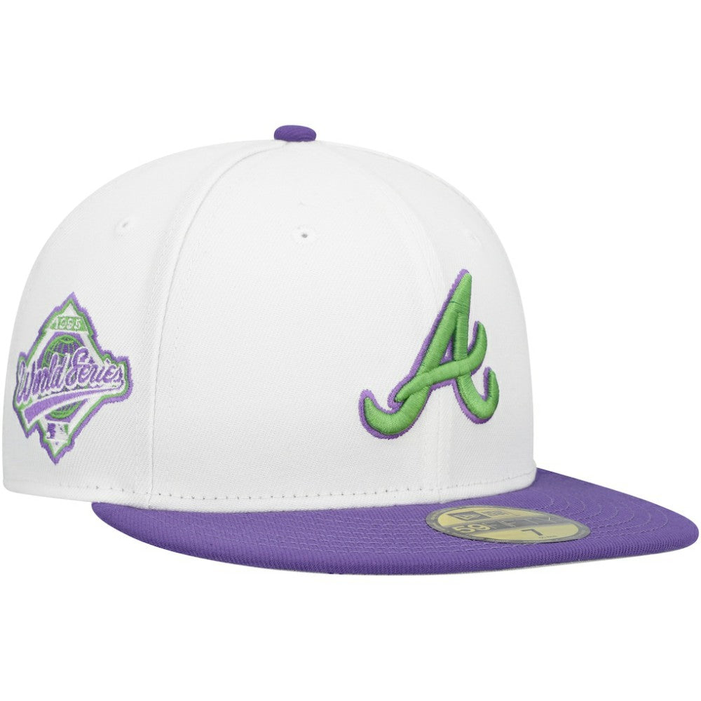 Atlanta Braves New Era  Side Patch 59FIFTY Fitted Hat Sale