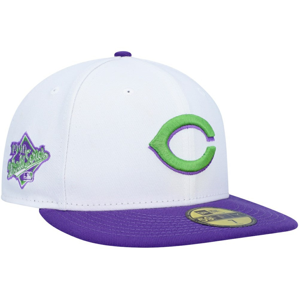 Cincinnati Reds New Era 1990 World Series Side Patch 59FIFTY Fitted Hat Outlet