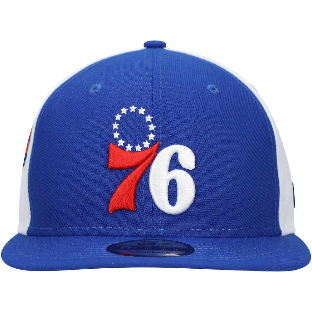 New Era Philadelphia 76ers Pop Panels 9FIFTY Snapback Hat Royal