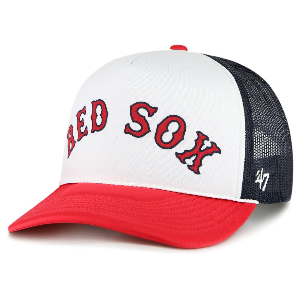 Boston Red Sox '47 Foam Front Script Trucker Snapback Hat for sale