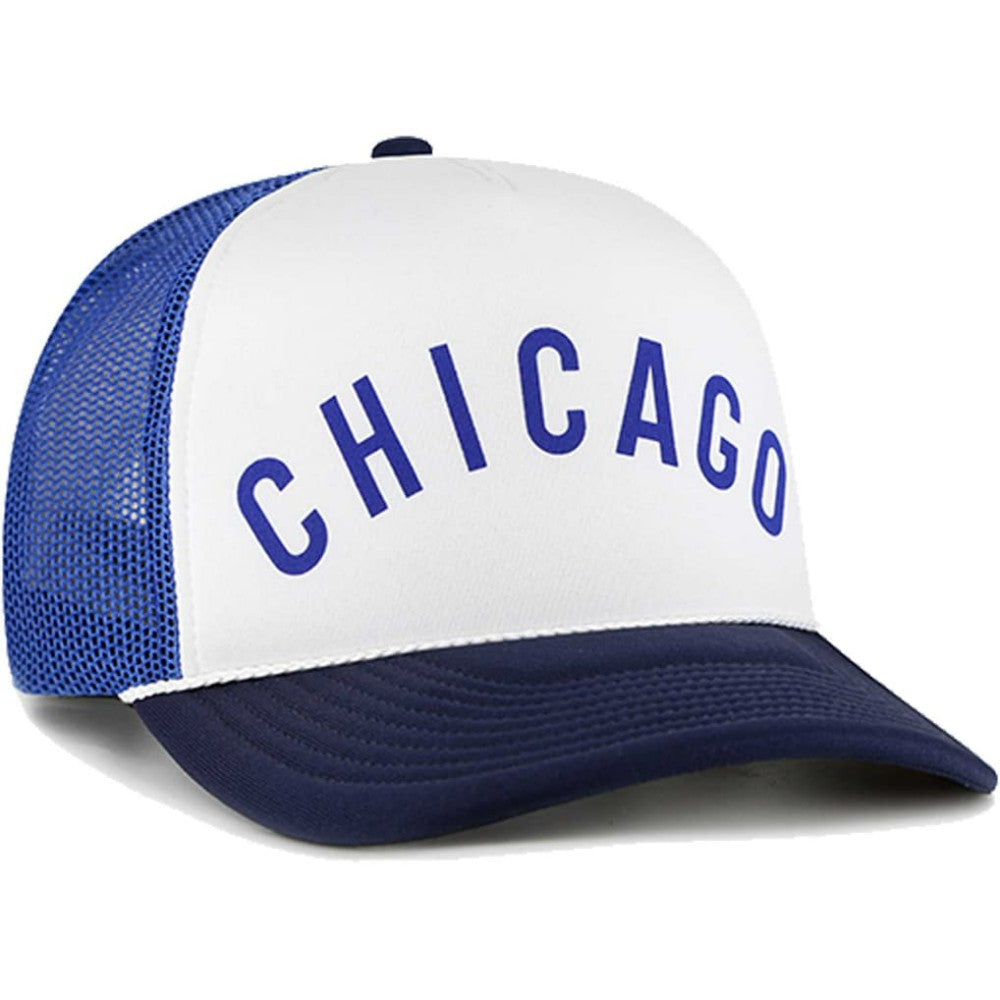 Chicago Cubs '47 Foam Front Script Trucker Snapback Hat Near Me