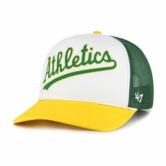 Athletics '47 Foam Front Script Trucker Snapback Hat for sale