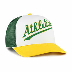 Athletics '47 Foam Front Script Trucker Snapback Hat for sale