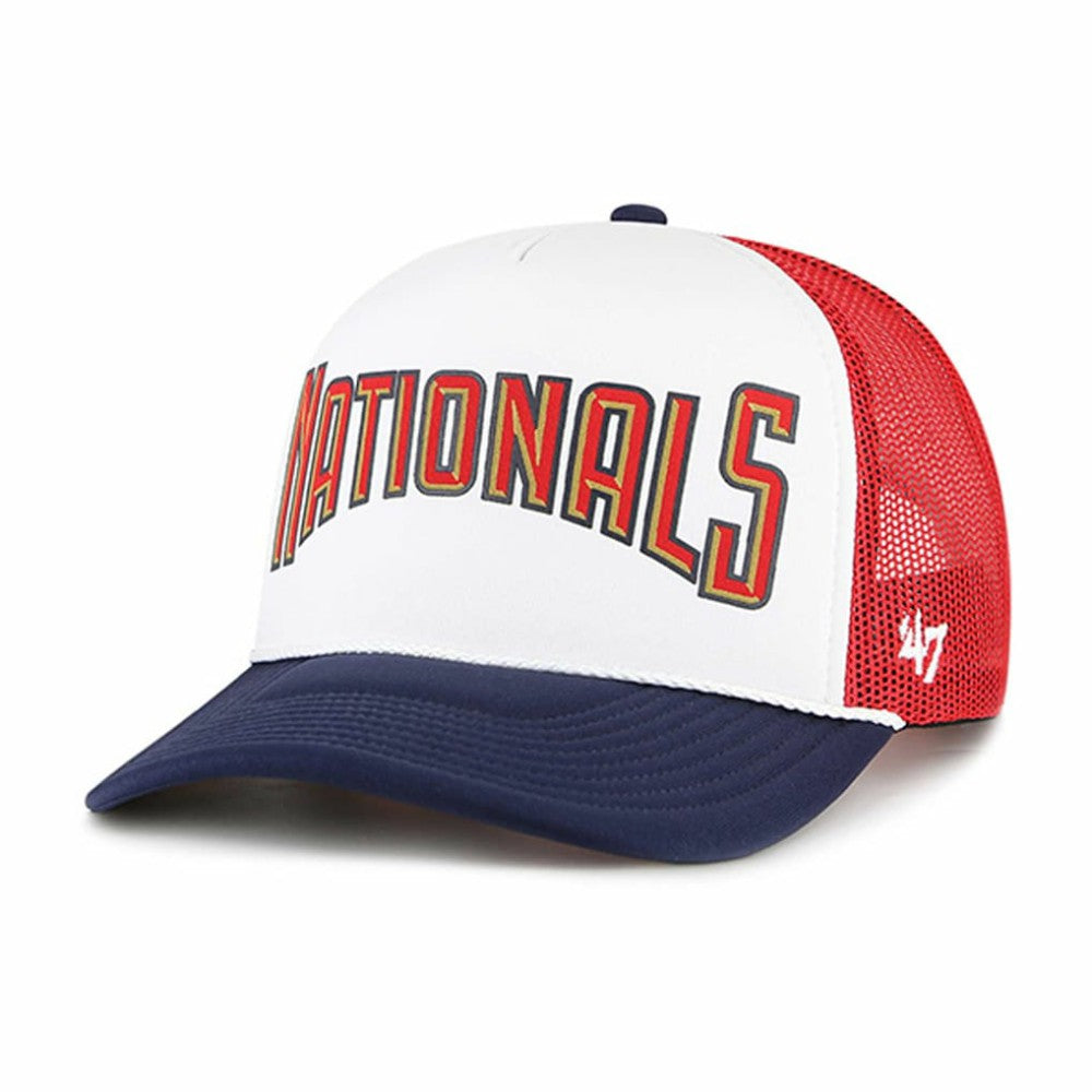 Washington Nationals '47 Foam Front Script Trucker Snapback Hat Online