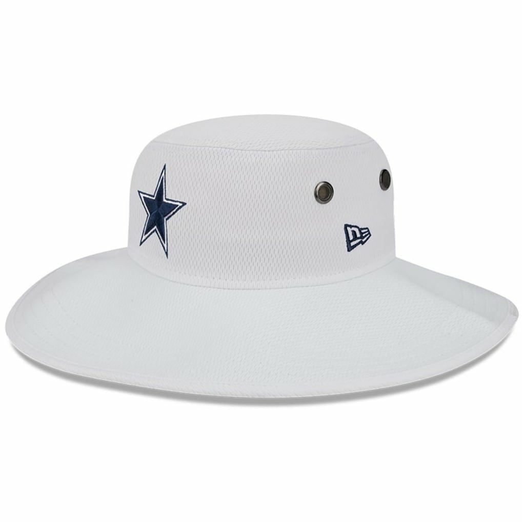 Dallas Cowboys New Era 2023 NFL Training Camp Panama Bucket Hat - White - NFL