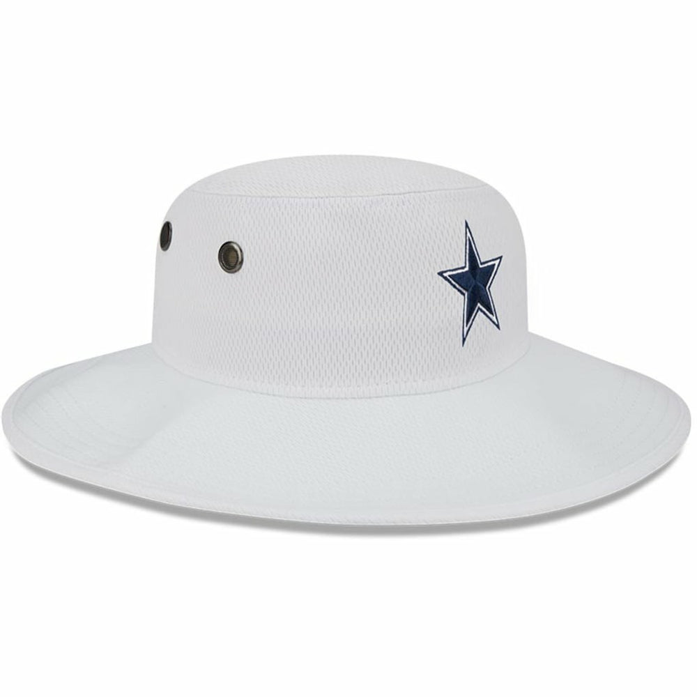 Dallas Cowboys New Era 2023 NFL Training Camp Panama Bucket Hat - White - NFL