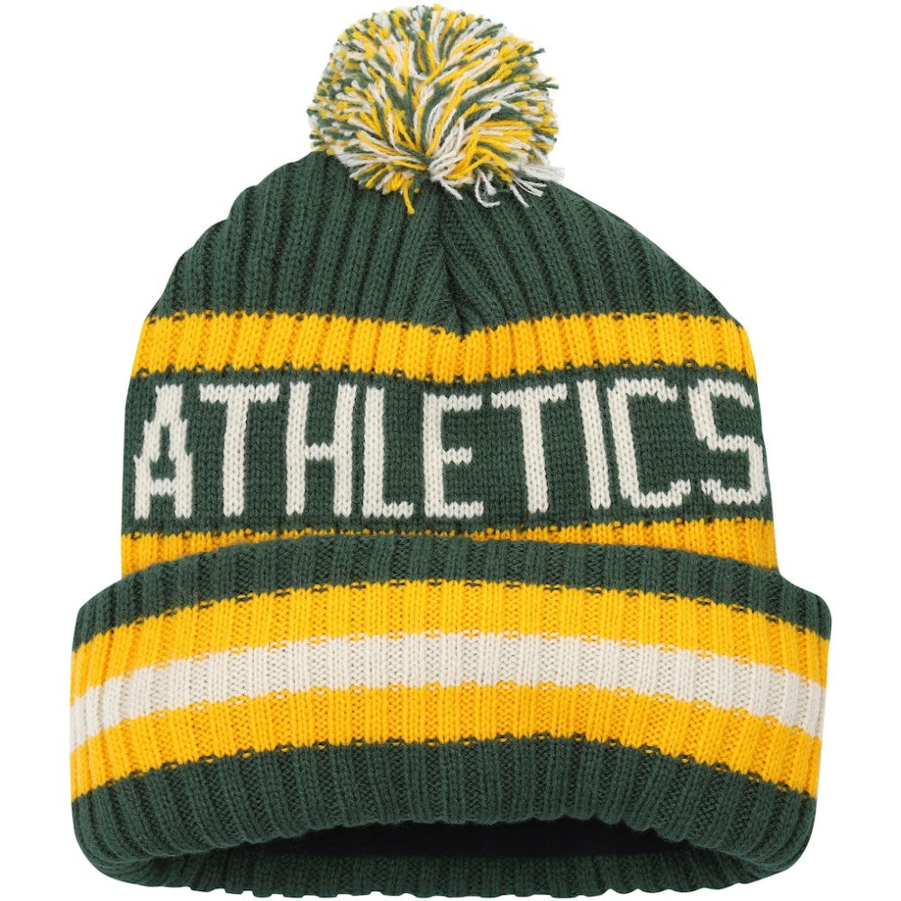Athletics '47 Bering Cuffed Knit Hat with Pom for sale