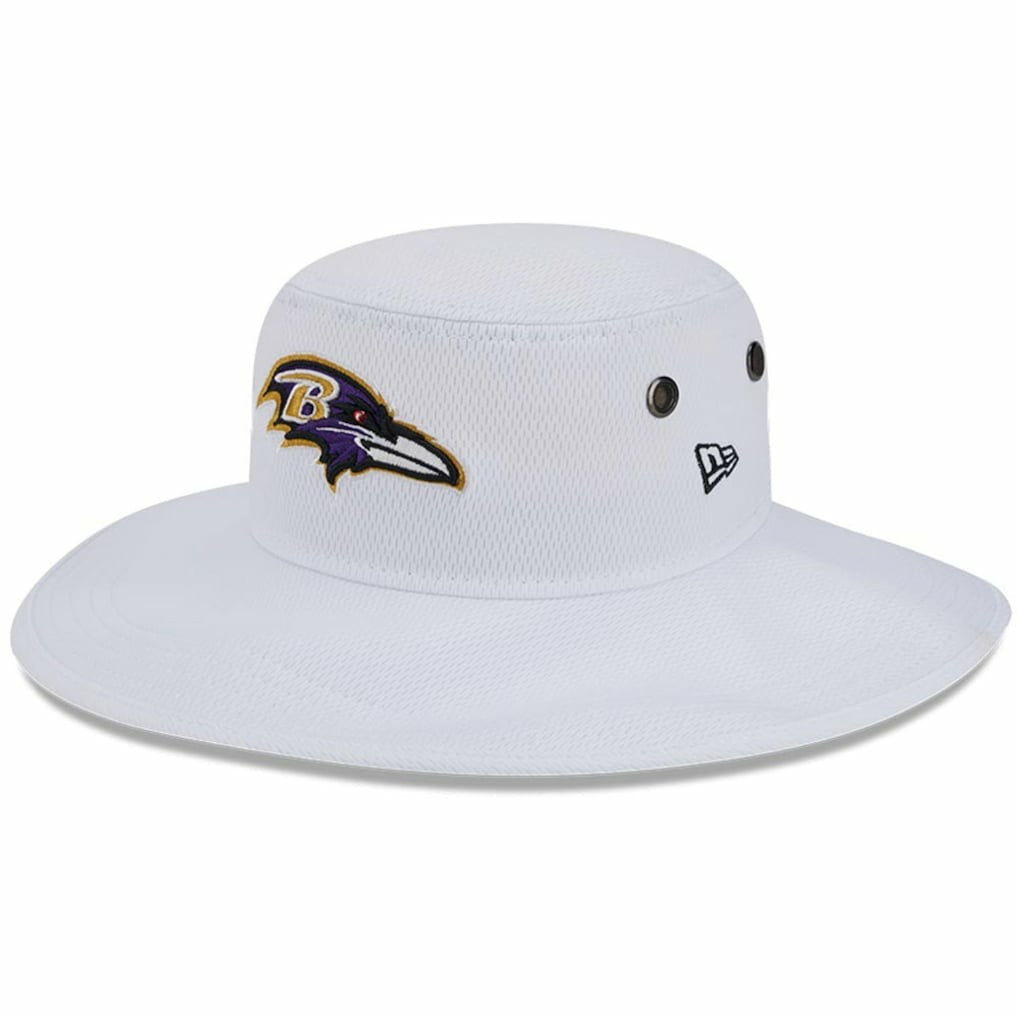 Baltimore Ravens New Era 2023 NFL Training Camp Panama Bucket Hat - White - NFL