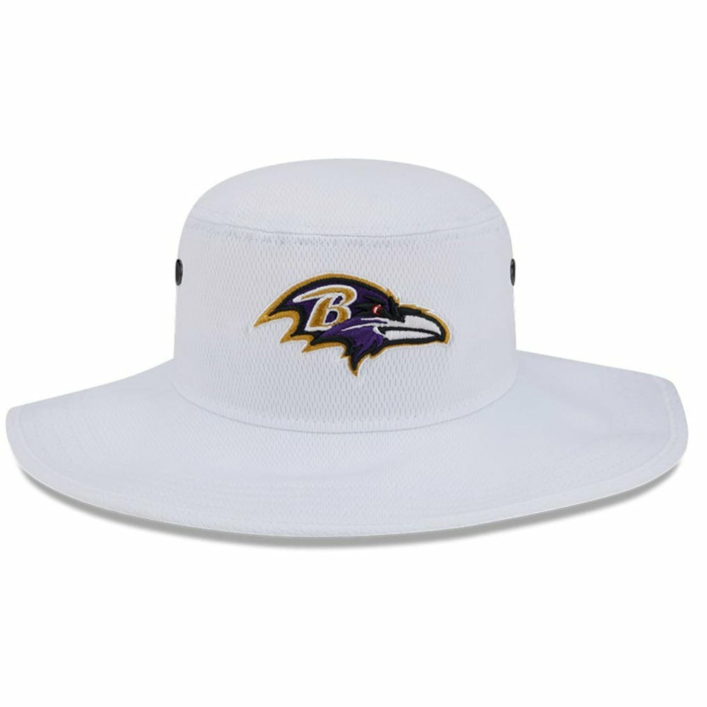 Baltimore Ravens New Era 2023 NFL Training Camp Panama Bucket Hat - White - NFL