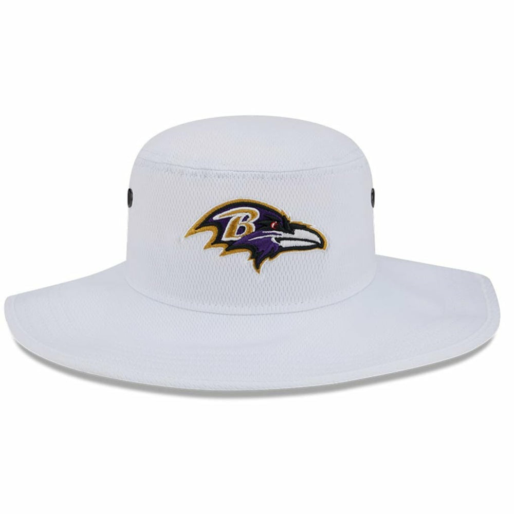 Baltimore Ravens New Era 2023 NFL Training Camp Panama Bucket Hat - White - NFL