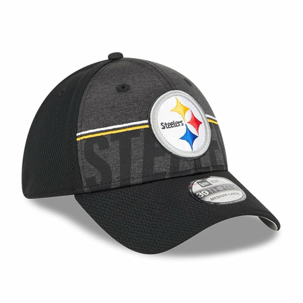 Pittsburgh Steelers New Era 2023 NFL Training Camp 39THIRTY Flex Hat - Black - NFL