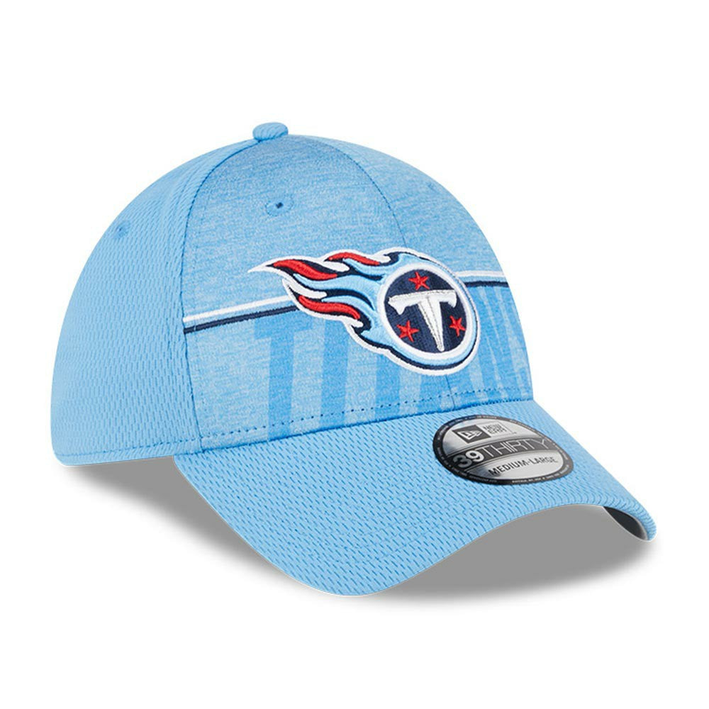 Tennessee Titans New Era 2023 NFL Training Camp 39THIRTY Flex Hat - Light Blue - NFL