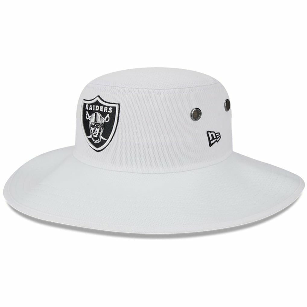 Las Vegas Raiders New Era 2023 NFL Training Camp Panama Bucket Hat - White - NFL
