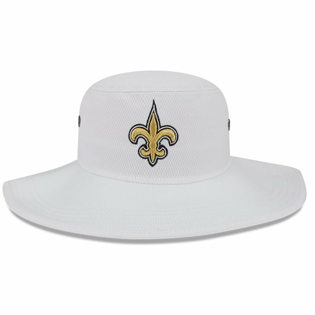 New Orleans Saints New Era 2023 NFL Training Camp Panama Bucket Hat - White - NFL