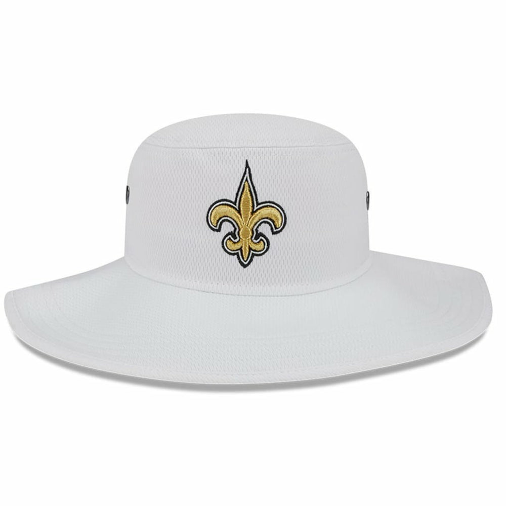 New Orleans Saints New Era 2023 NFL Training Camp Panama Bucket Hat - White - NFL