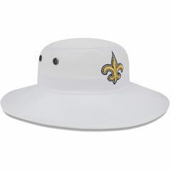 New Orleans Saints New Era 2023 NFL Training Camp Panama Bucket Hat - White - NFL