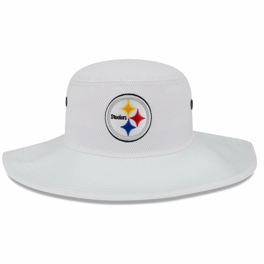 Pittsburgh Steelers New Era 2023 NFL Training Camp Panama Bucket Hat - White - NFL