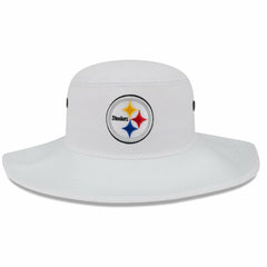 Pittsburgh Steelers New Era 2023 NFL Training Camp Panama Bucket Hat - White - NFL