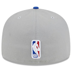 New Era Philadelphia 76ers 2023 NBA Draft Two-Tone 59FIFTY Fitted Hat Gray/Royal