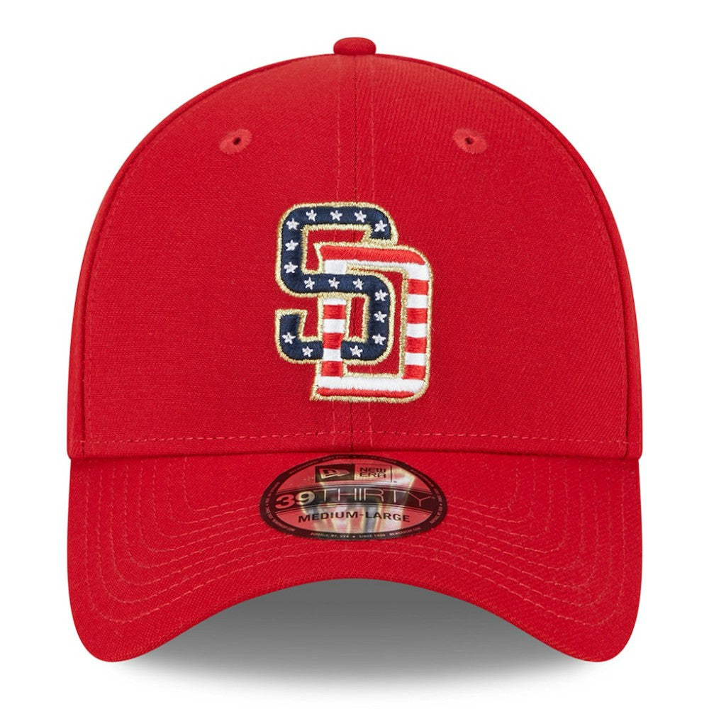 San Diego Padres New Era 2023 Fourth of July 39THIRTY Flex Hat Outlet