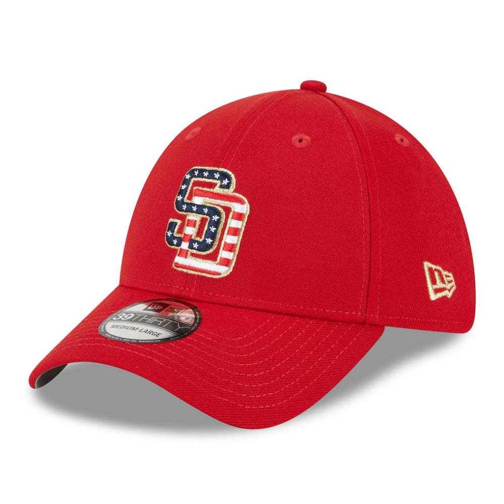 San Diego Padres New Era 2023 Fourth of July 39THIRTY Flex Hat Outlet