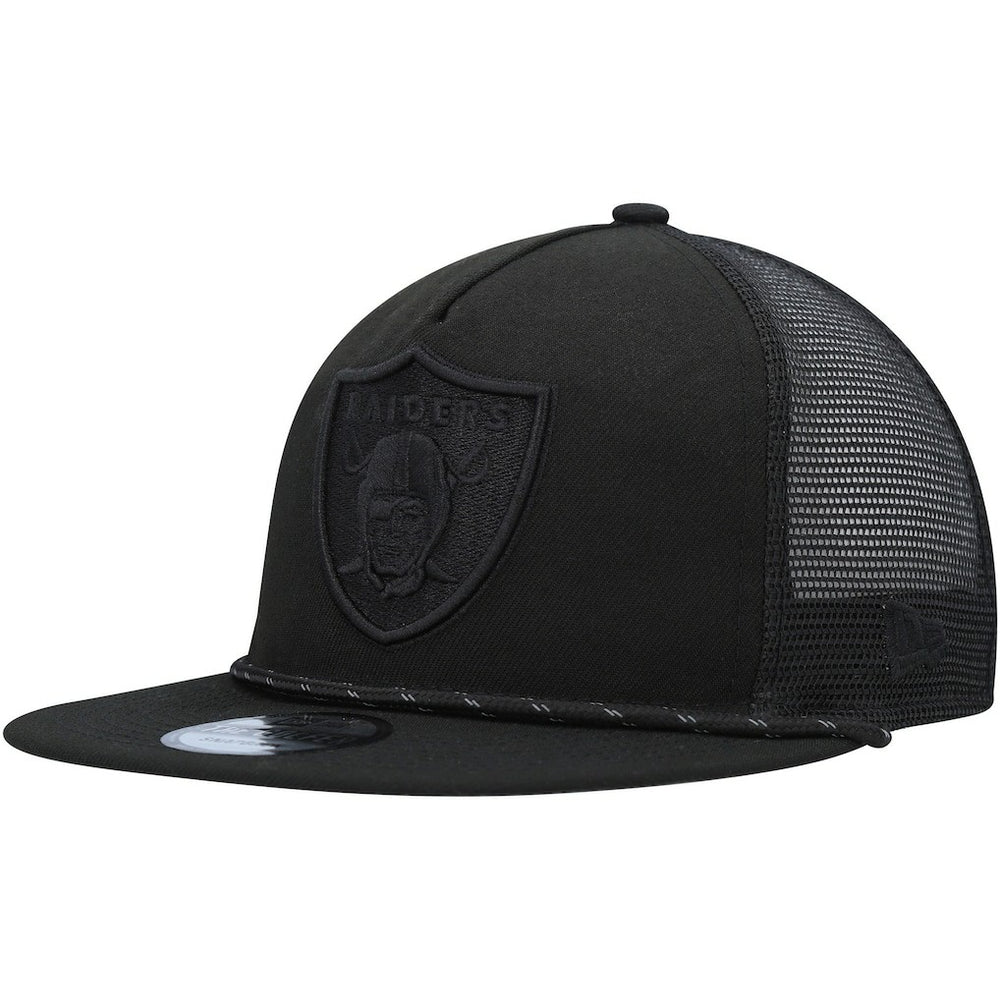 Las Vegas Raiders New Era Illumination Golfer Snapback Trucker Hat - Black - NFL