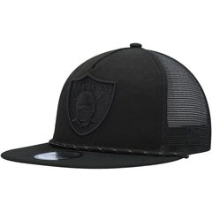 Las Vegas Raiders New Era Illumination Golfer Snapback Trucker Hat - Black - NFL