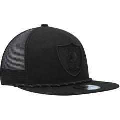 Las Vegas Raiders New Era Illumination Golfer Snapback Trucker Hat - Black - NFL