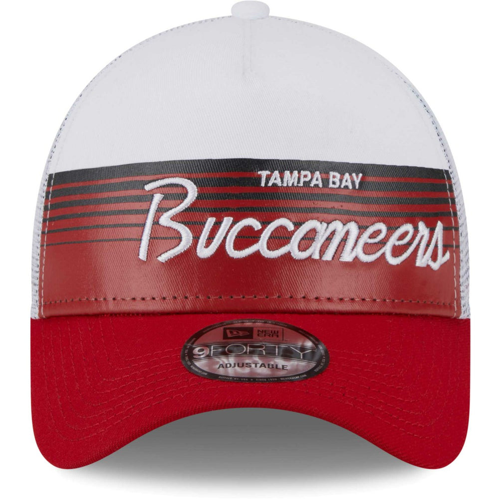 Tampa Bay Buccaneers New Era Horizon A-Frame 9FORTY Snapback Hat - Scarlet - NFL