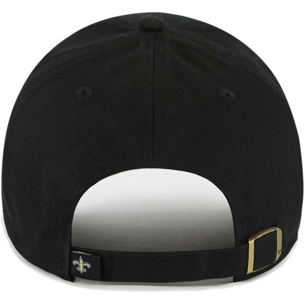 New Orleans Saints '47 Women's Sidney Clean Up Adjustable Hat - Black - 47 brand