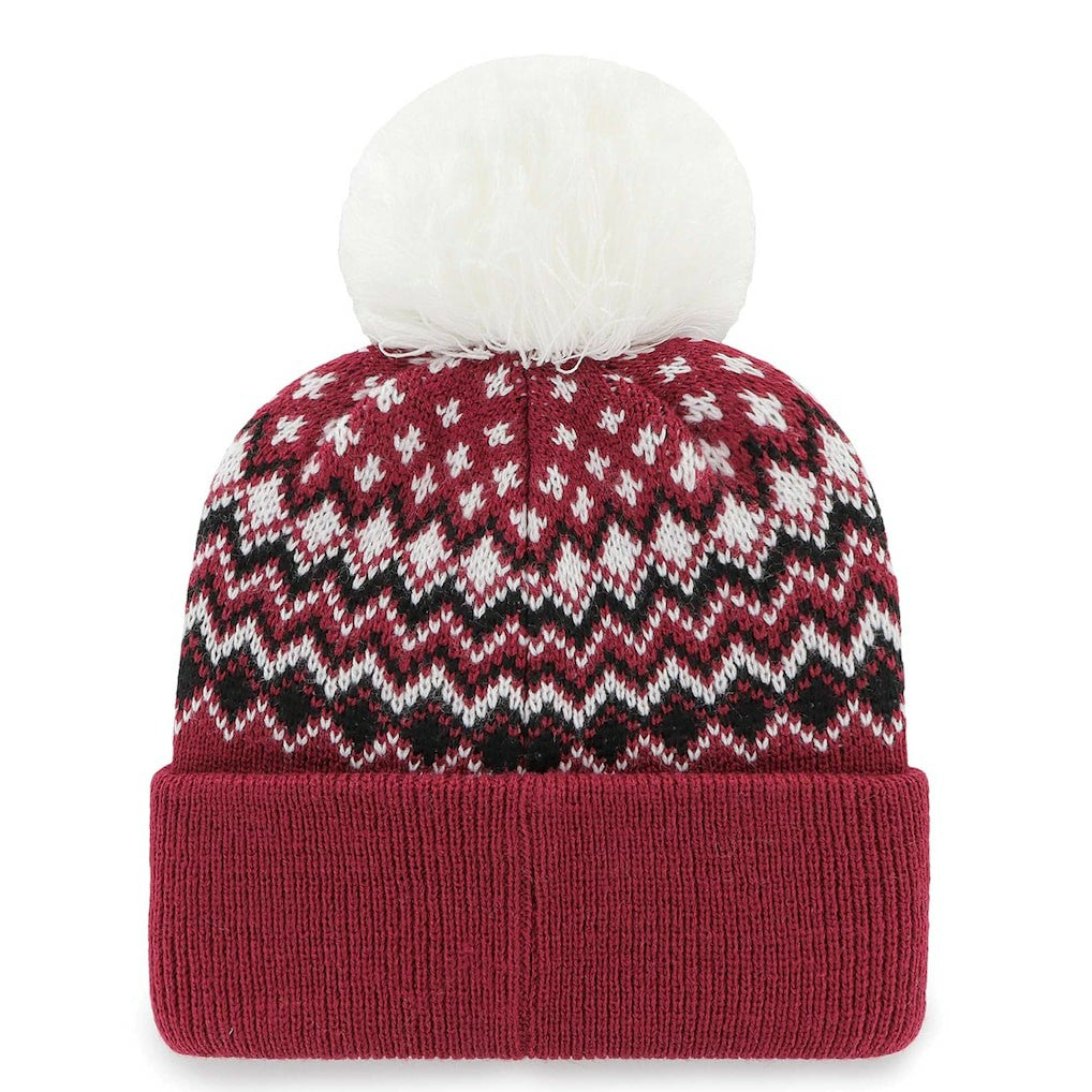 Arizona Cardinals '47 Women's Elsa Cuffed Knit Hat with Pom - Cardinal - 47 brand