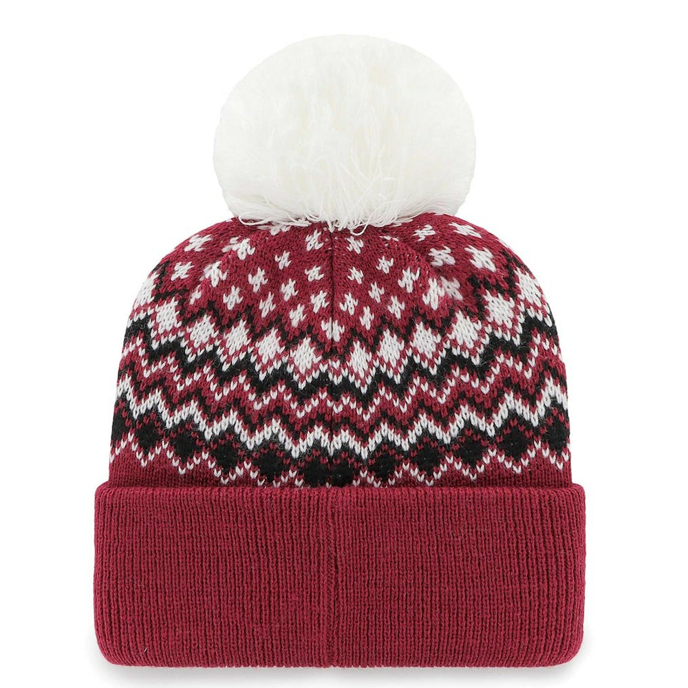 Arizona Cardinals '47 Women's Elsa Cuffed Knit Hat with Pom - Cardinal - 47 brand