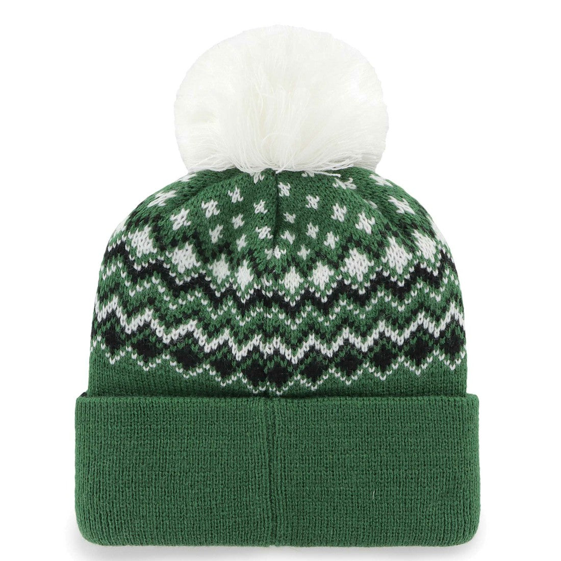 New York Jets '47 Women's Elsa Cuffed Knit Hat with Pom - Green - 47 brand
