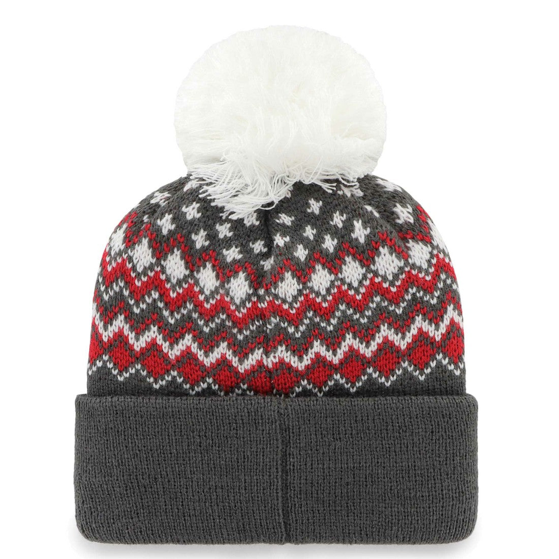 Tampa Bay Buccaneers '47 Women's Elsa Cuffed Knit Hat with Pom - Pewter - 47 brand