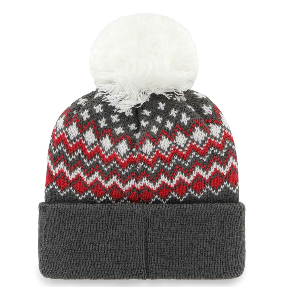 Tampa Bay Buccaneers '47 Women's Elsa Cuffed Knit Hat with Pom - Pewter - 47 brand