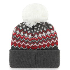 Tampa Bay Buccaneers '47 Women's Elsa Cuffed Knit Hat with Pom - Pewter - 47 brand