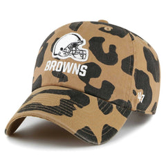 Cleveland Browns '47 Women's Rosette Clean Up Adjustable Hat - Tan - 47 brand