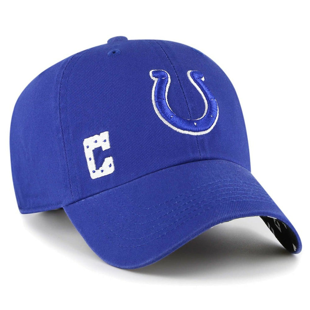 Indianapolis Colts '47 Women's Confetti Icon Clean Up Adjustable Hat - Royal - 47 brand