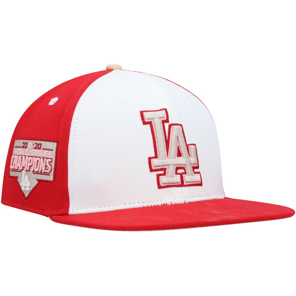 Los Angeles Dodgers Pro Standard Strawberry Ice Cream Drip Snapback Hat Sale