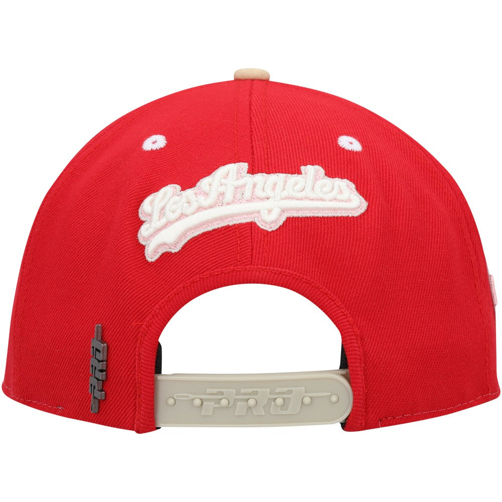 Los Angeles Dodgers Pro Standard Strawberry Ice Cream Drip Snapback Hat Sale