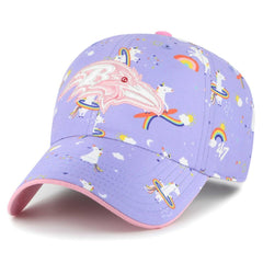 Baltimore Ravens '47 Girls Preschool Unicorn Clean Up Adjustable Hat - Lavender - 47 brand