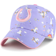 Indianapolis Colts '47 Girls Preschool Unicorn Clean Up Adjustable Hat - Lavender - 47 brand