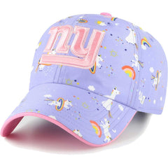 New York Giants '47 Girls Preschool Unicorn Clean Up Adjustable Hat - Lavender - 47 brand