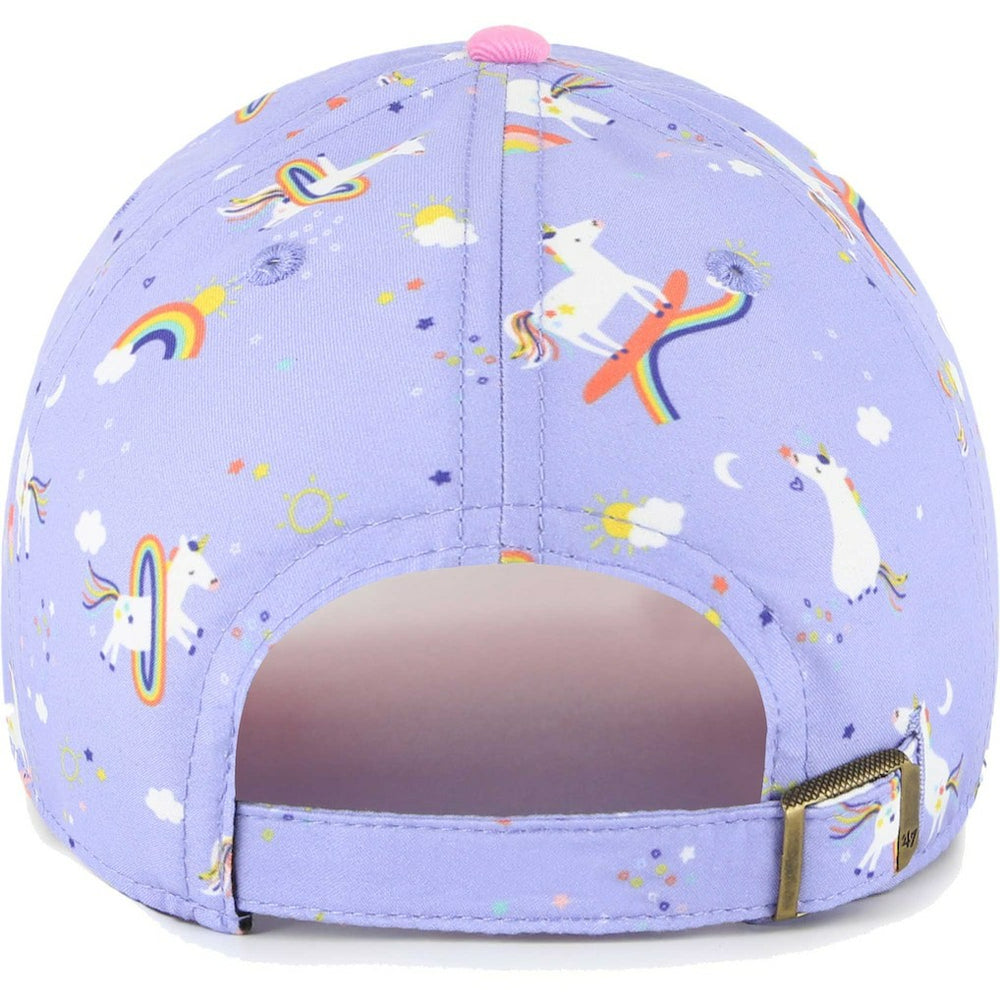 New York Giants '47 Girls Preschool Unicorn Clean Up Adjustable Hat - Lavender - 47 brand