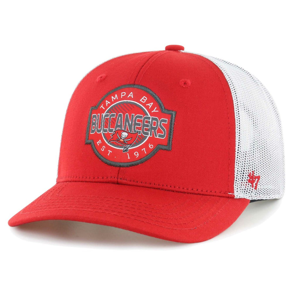 Tampa Bay Buccaneers '47 Youth Scramble Adjustable Trucker Hat - Red/White - 47 brand