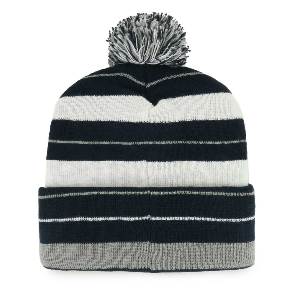 Dallas Cowboys '47 Powerline Cuffed Knit Hat with Pom - Navy - 47 brand