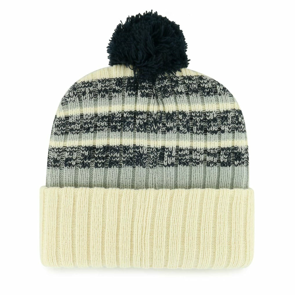 Dallas Cowboys '47 Tavern Cuffed Knit Hat with Pom - Cream - 47 brand