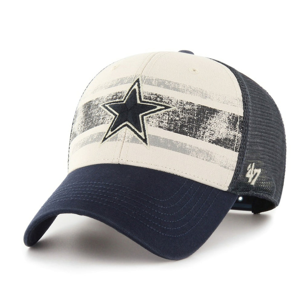 Dallas Cowboys '47 Breakout MVP Trucker Adjustable Hat - Cream - 47 brand