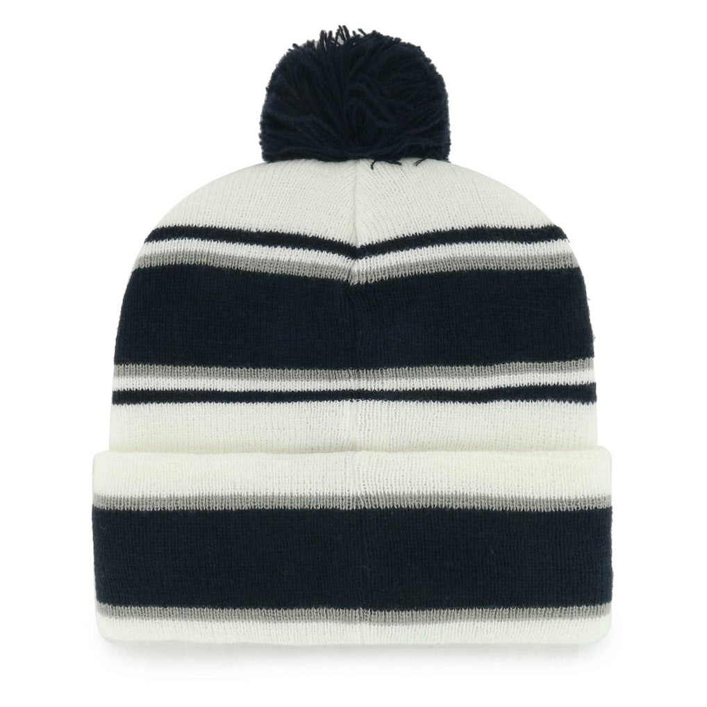Dallas Cowboys '47 Youth Stripling Cuffed Knit Hat with Pom - White - 47 brand